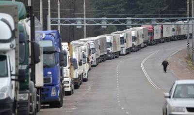 На границе Литвы и Беларуси очередь из 1,8 тыс. грузовиков