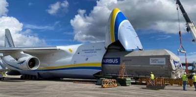 Украинские самолеты доставили в США оборудование для производства вакцины от COVID-19 (ФОТО)