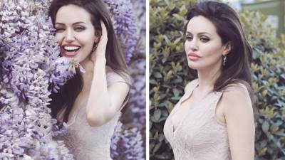 Анджелина Джоли - Точная копия: девушка стала популярной из-за своей схожести с Анджелиной Джоли – фото - 24tv.ua