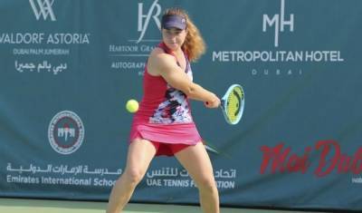 Снигур вышла в четвертьфинал турнира ITF в Дубае