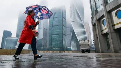 Синоптик рассказала о дождливой погоде в Москве в пятницу