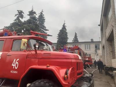 Под Киевом серьезный пожар в детском саду