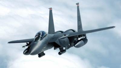 Уничтожение саудовским F-15 дрона хуситов попало на видео
