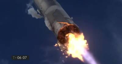 Прототип космического корабля SpaceX для полетов на Марс и Луну взорвался после посадки: видео