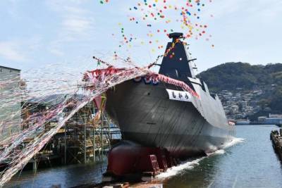 Япония спустила на воду фрегат нового поколения (ФОТО) - enovosty.com - Япония