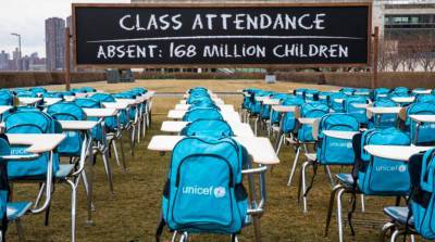 ЮНИСЕФ: более 168 млн детей в мире почти год не ходили в школу из-за COVID-19