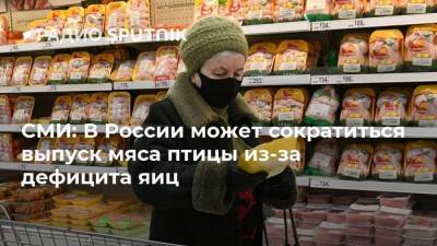 СМИ: В России может сократиться выпуск мяса птицы из-за дефицита яиц