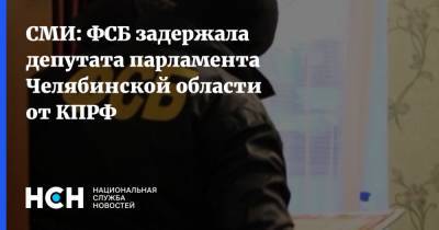 СМИ: ФСБ задержала депутата парламента Челябинской области от КПРФ - nsn.fm - Челябинская обл.