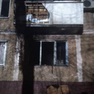 В Запорожье произошел пожар в пятиэтажном доме на ул. Полякова. Фотофакт