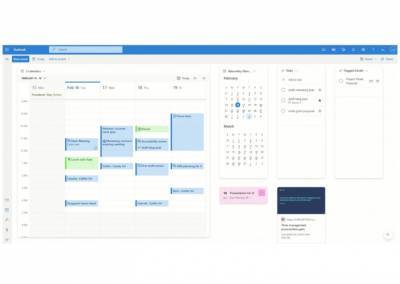 Календарь в Outlook получил новый внешний вид в духе Trello