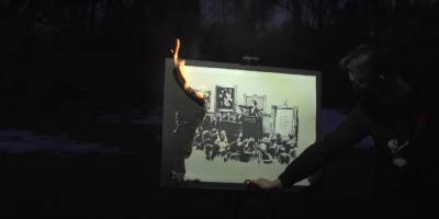 Картину Бэнкси сожгли и превратили в уникальный цифровой актив