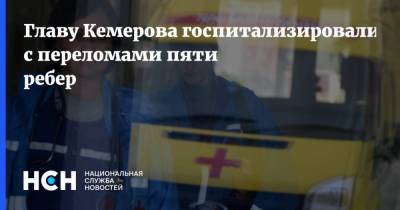 Главу Кемерова госпитализировали с переломами пяти ребер