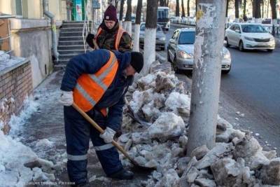 За сутки с рязанских улиц вывезли более 3000 кубометров снега