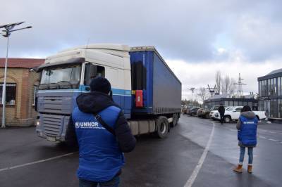133 тонны помощи от ООН: на оккупированный Донбасс привезли гуманитарный груз