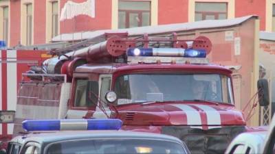 Спасатели потушили ангар на Дороге на Металлострой - piter.tv