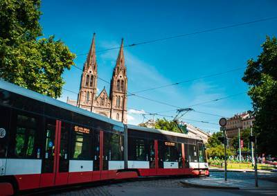 В Праге из-за ремонта путей остановят движение трамваев в районе Náměstí Míru