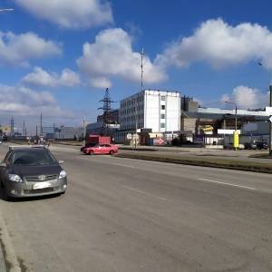 На запорожской Набережной установят новый светофор. Фото - reporter-ua.com - Запорожье - Строительство