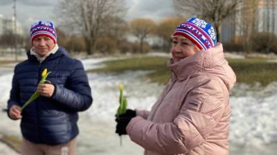 В Петербурге прошла спортивная эстафета для пожилых “Навстречу весне”