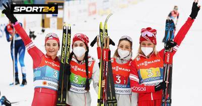 Русские лыжницы впервые за 16 лет выиграли серебро чемпионата мира в эстафете. На Олимпиаде может быть золото
