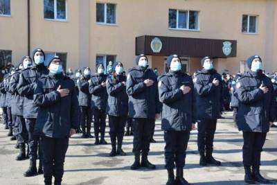 100 курсантов Сумского филиала ХНУВД присягнули на верность украинскому народу
