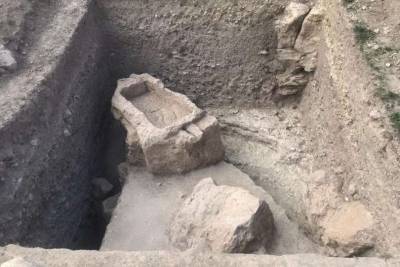 В Турции обнаружен загадочный древний саркофаг