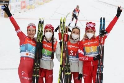 Тверская лыжница в составе сборной России выиграла серебро Чемпионата мира