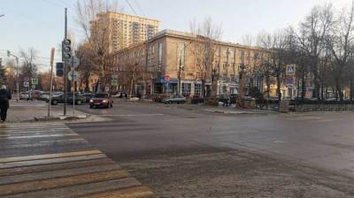 На опасном перекрёстке в центре Воронежа установили светофор