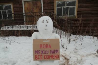 Полиция прекратило дело против организатора пикета снеговиков