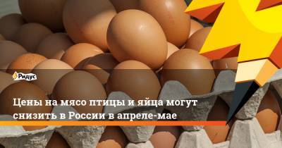 Цены на мясо птицы и яйца могут снизить в России в апреле-мае