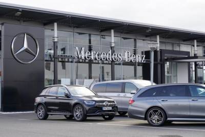 Растут продажи автомобилей Mercedes-Benz
