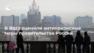 В ВШЭ оценили антикризисные меры правительства России