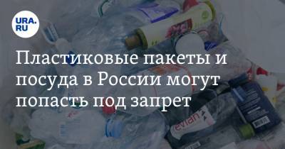 Пластиковые пакеты и посуда в России могут попасть под запрет