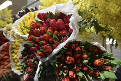 Москва онлайн понаблюдает за обстановкой на цветочном рынке перед 8 Марта