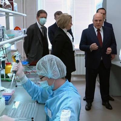 Мишустин посетил государственный научный центр вирусологии и биотехнологии "Вектор"