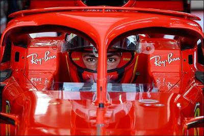 Видео: Первые тесты Карлоса Сайнса в Ferrari