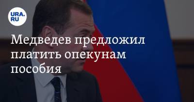 Медведев предложил платить опекунам пособия