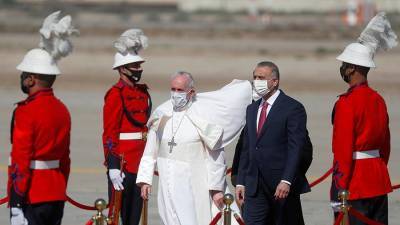 Папа римский приехал с апостольским визитом в Ирак