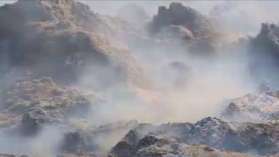 Жители Саратовской области задыхаются от тонн тлеющих отходов