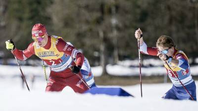 Российские лыжники завоевали серебро в эстафетной гонке 4 × 10 км на ЧМ в Оберстдорфе