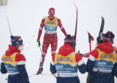 Российские лыжники стали вторыми в эстафете ЧМ в Германии