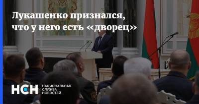 Лукашенко признался, что у него есть «дворец»