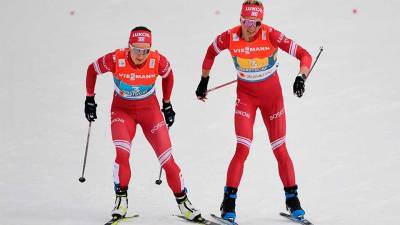 Российские лыжники стали вторыми на эстафете в Оберстдорфе