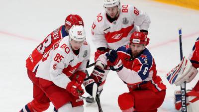 ЦСКА разгромил «Спартак» и удвоил преимущество в серии плей-офф КХЛ