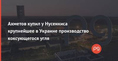 Ахметов купил у Нусенкиса крупнейшее в Украине производство коксующегося угля