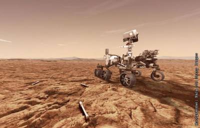 Ровер "Персеверанс" проехал первые метры по поверхности Марса