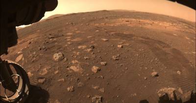 Марсоход NASA Perseverance впервые проехался по Красной планете: фото