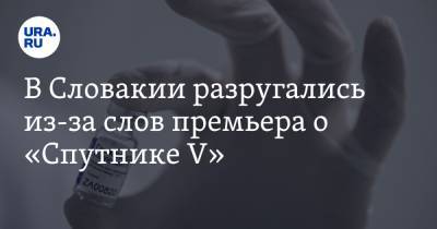 В Словакии разругались из-за слов премьера о «Спутнике V»