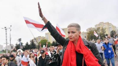 Госдеп присудил белорусской оппозиционерке Колесниковой награду за гражданское мужество