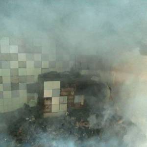 В Пологах горел частный дом: есть погибшие. Фото
