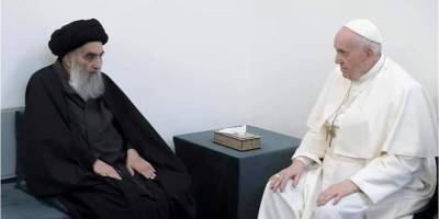 Знаковый визит. Папа римский встретился с духовным лидером шиитов в Ираке — впервые в истории католической церкви